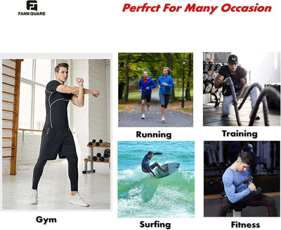 Men's Slim Fit Long Sleeve Dry-Fit Compression Gym Shirt for Ultimate Performance