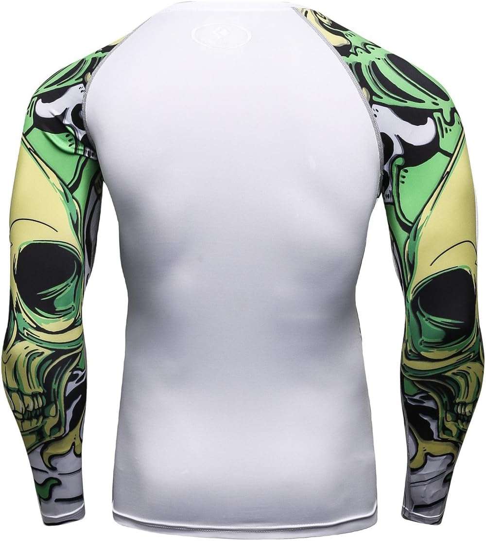 Men's Slim Fit Long Sleeve Dry-Fit Compression Gym Shirt for Ultimate Performance