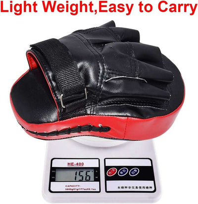 2PCS Curved Punching Mitts Boxing Pads Hand Target Gloves Training Focus Pads for Kickboxing Muay Thai MMA Martial Art UFC for Kids, Men & Women