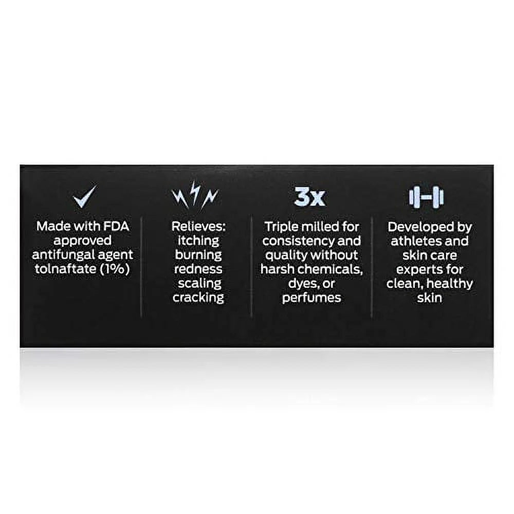 Defense Antifungal Bar Soap | Jock Itch, Ringworm, Athlete'S Foot, Skin Fungus | Medicated anti Fungal Treatment (One Bar with Snap-Tight Case)