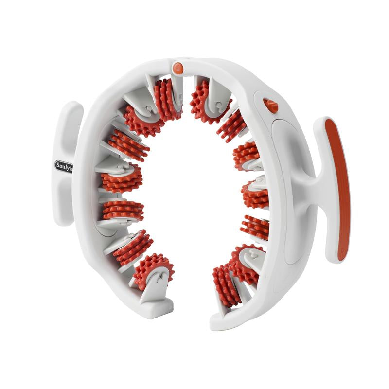 Soulyis Cellulite Manual Push-Pull Roller - Thigh, Calf, Waist Push-Pull Tool - Deep Tissue Pain Relief, Body Sculpting, Anti-Inflammation and Fast Recovery, Pilates Equipment