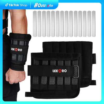 Wrist Arm Weights, Adjustable Wrist Weights, Removable Wrist Ankle Weights for Men Women, for Fitness, Walking, Jogging, Workout, Running, 1Pair 2 Pack,Outdoorfun