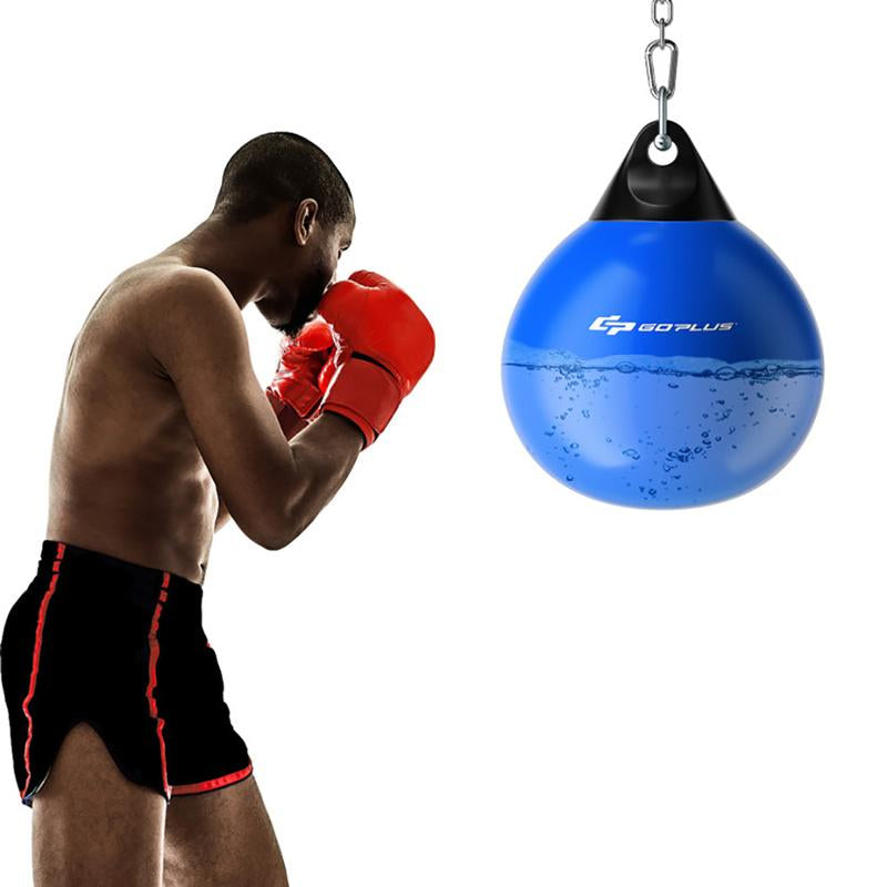 21 Inch Water Punching Bag with Adjustable Metal Chain Body Exercise Boxing Equipment